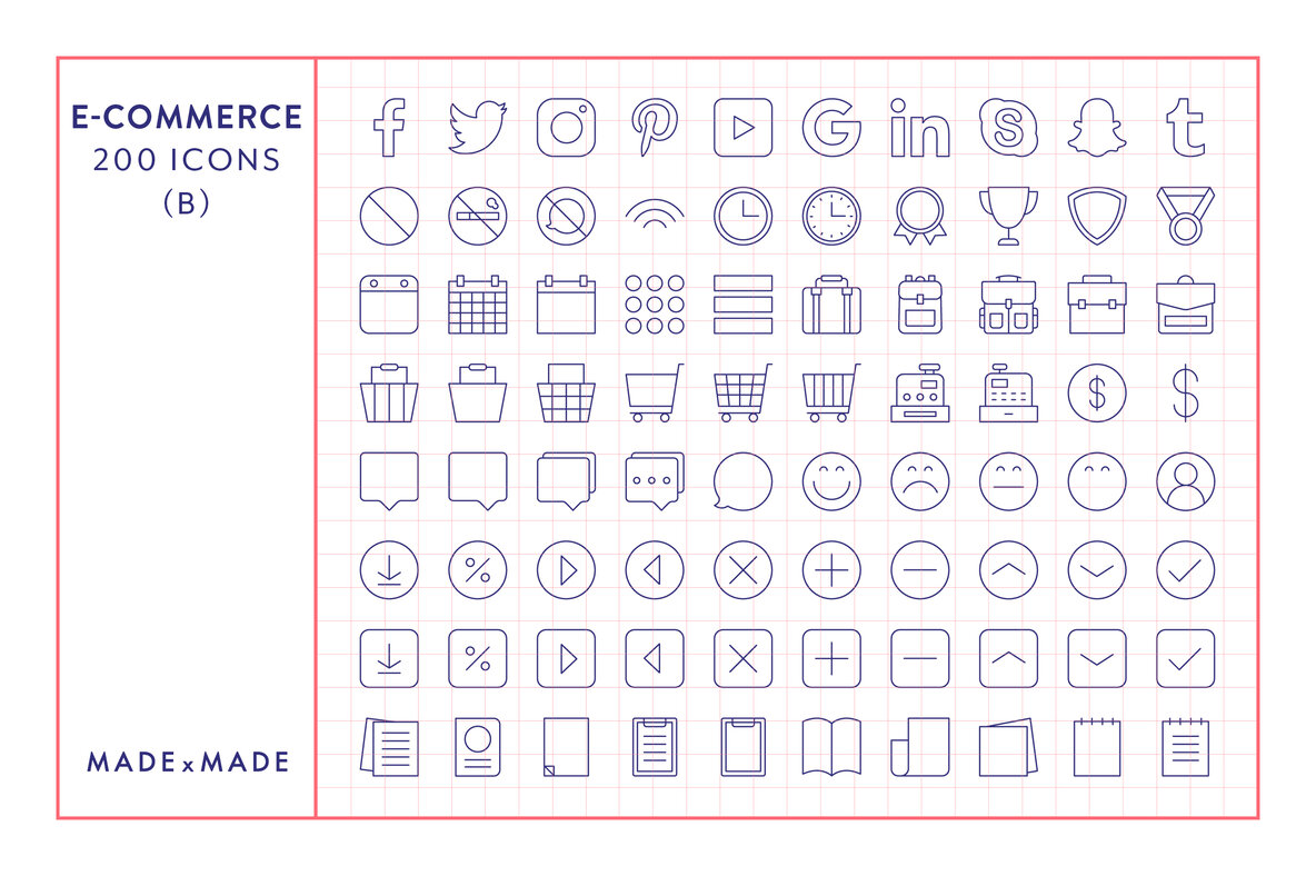 Ecommerce Line Icons 6