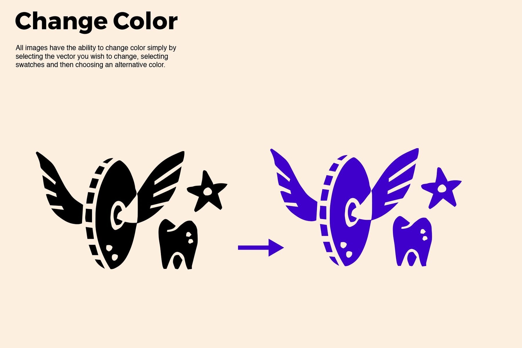 Abstract Linocut Vector Set IV 2