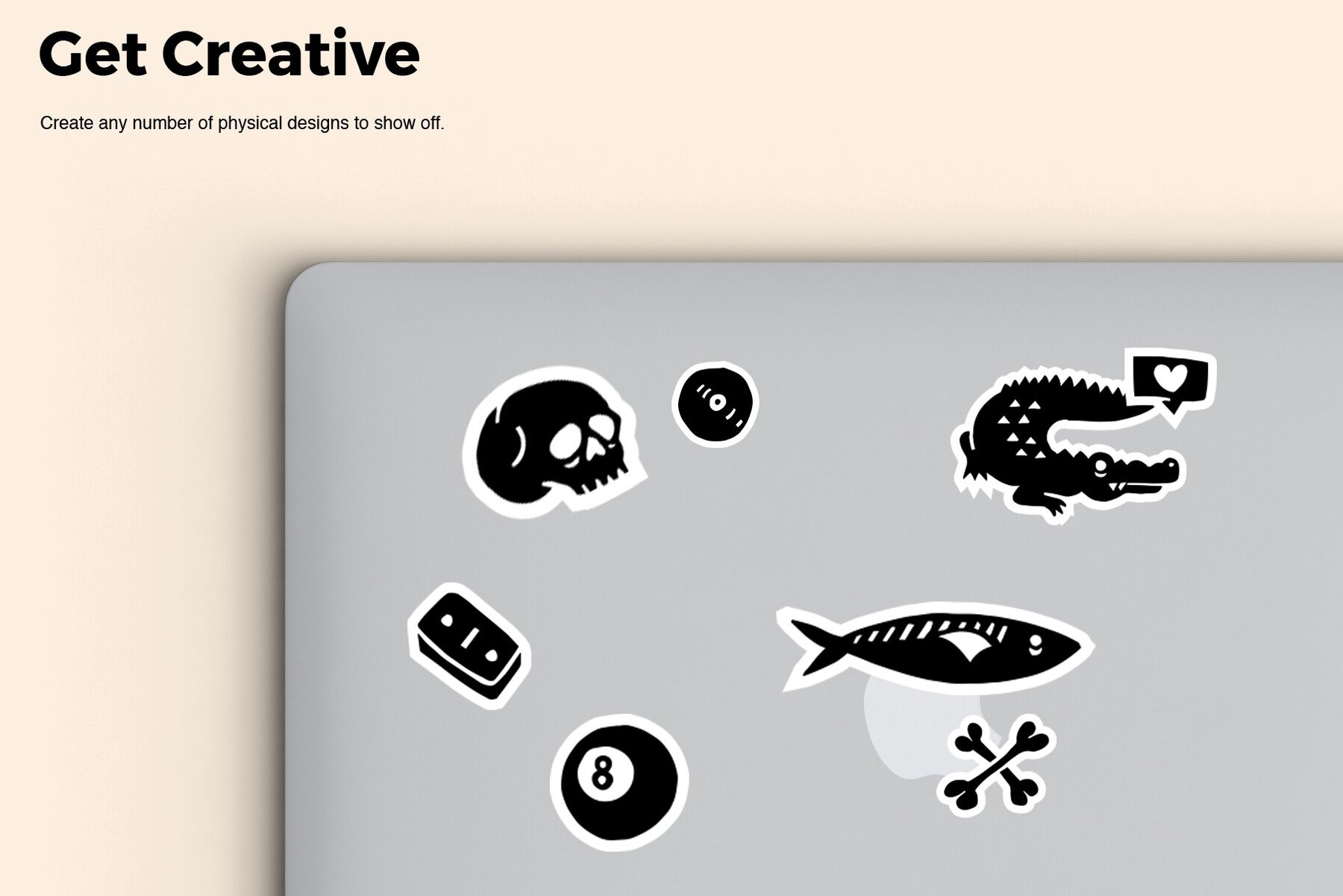 Abstract Linocut Vector Set IV 4