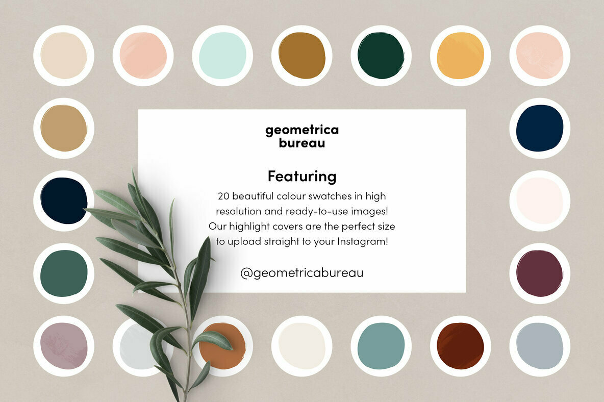 Instagram Highlight Covers Boho Colours 3