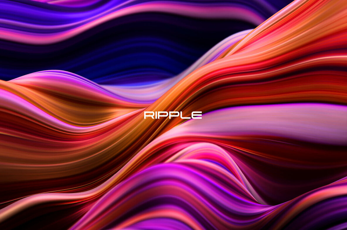 Ripple     Fluid Wavy 3D Lines 10