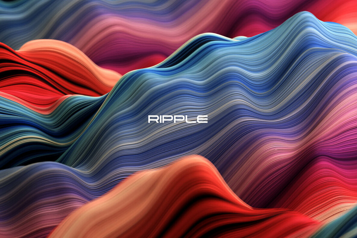 Ripple     Fluid Wavy 3D Lines 13