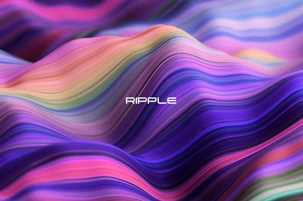 Ripple     Fluid Wavy 3D Lines 14