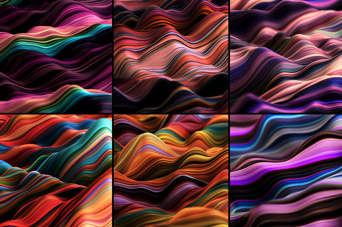 Ripple     Fluid Wavy 3D Lines 17