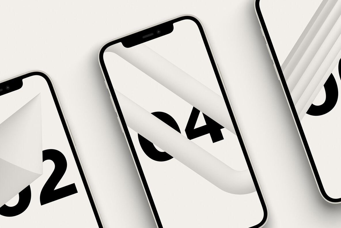 iPhone 12 Standard Mockups iPhone 12 Standard Mockups