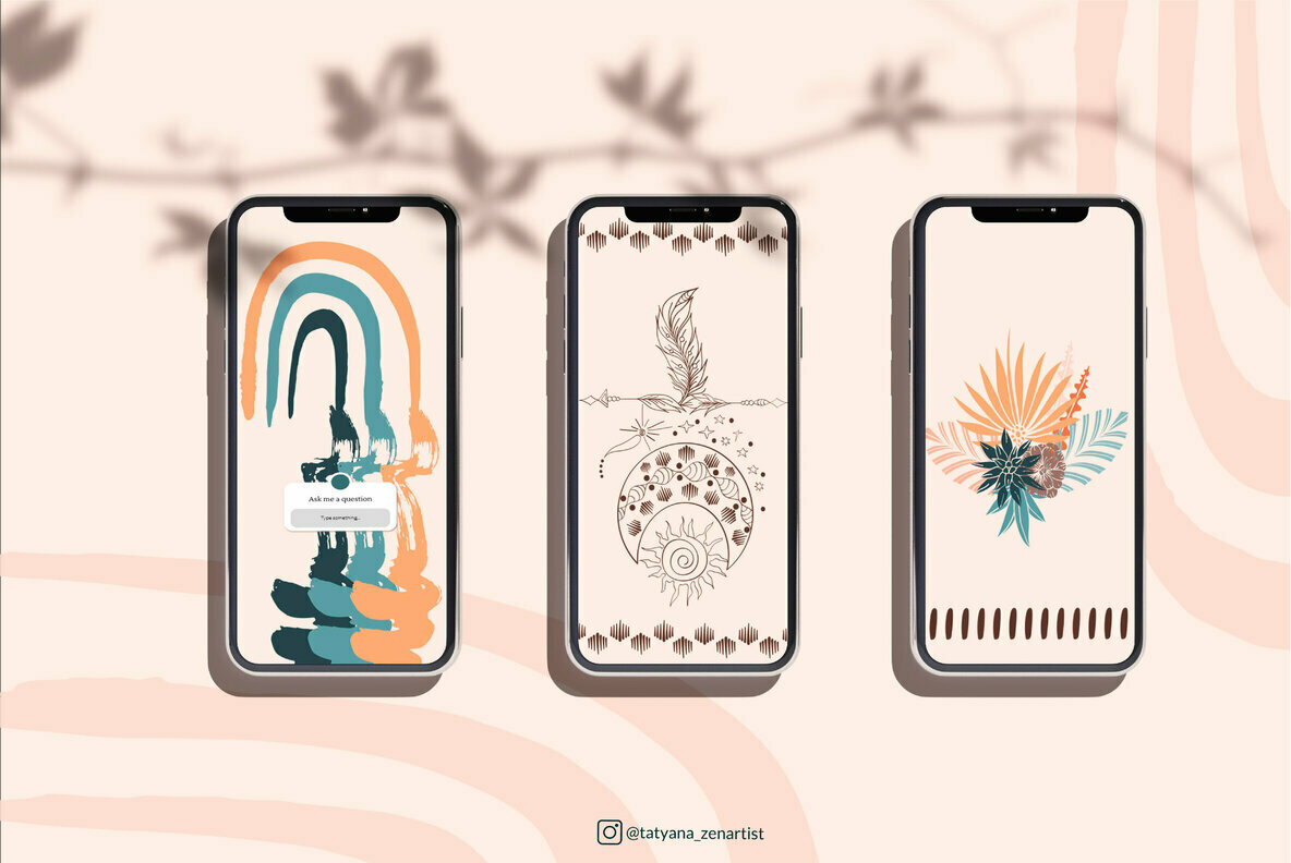 Boho Social Media Stories Layout 3