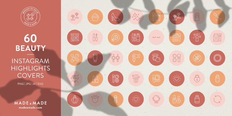 Beauty Instagram Highlight Covers