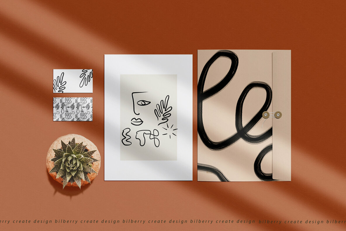 ADORE YOU Boho Abstract Set ADORE YOU Boho Abstract Set