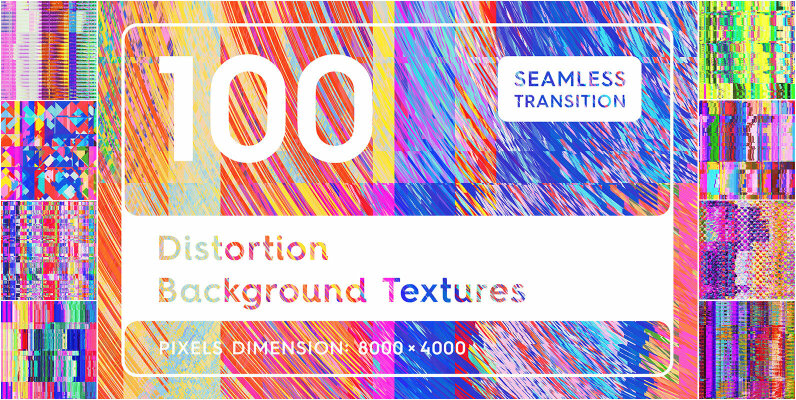 100 Distortion Background Textures