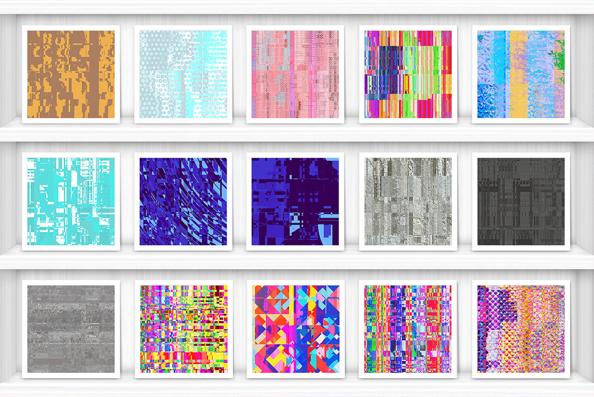 100 Distortion Background Textures 8