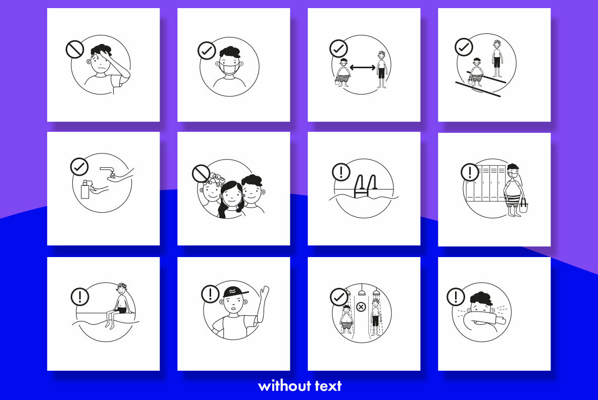 Corona rules in the pool 4