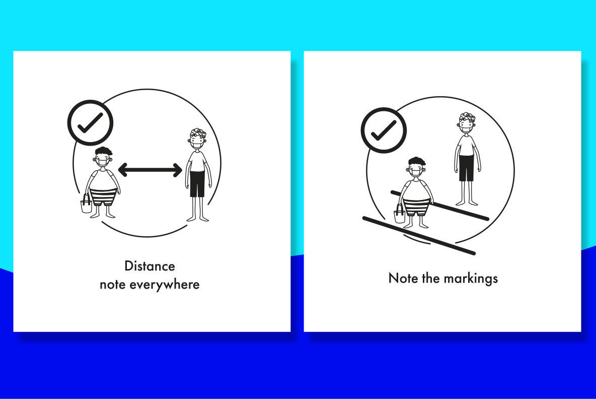 Corona rules in the pool 6