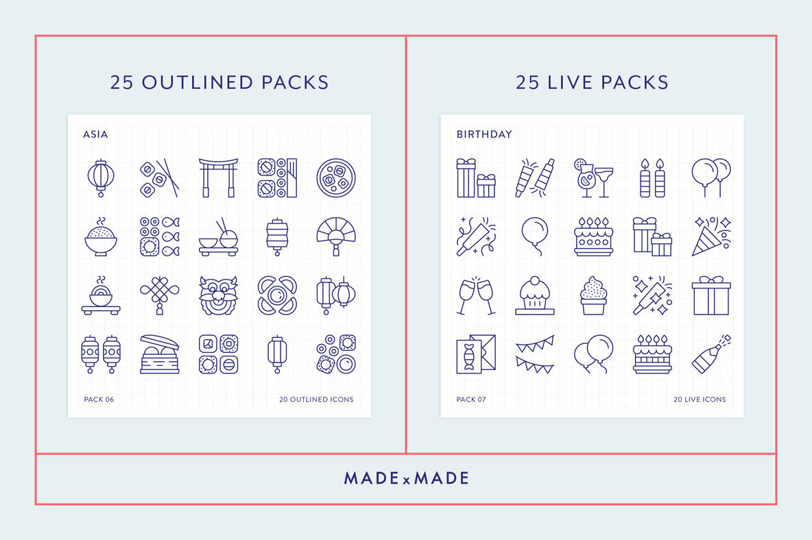 Mega Bundle Line Icons Vol 1 4
