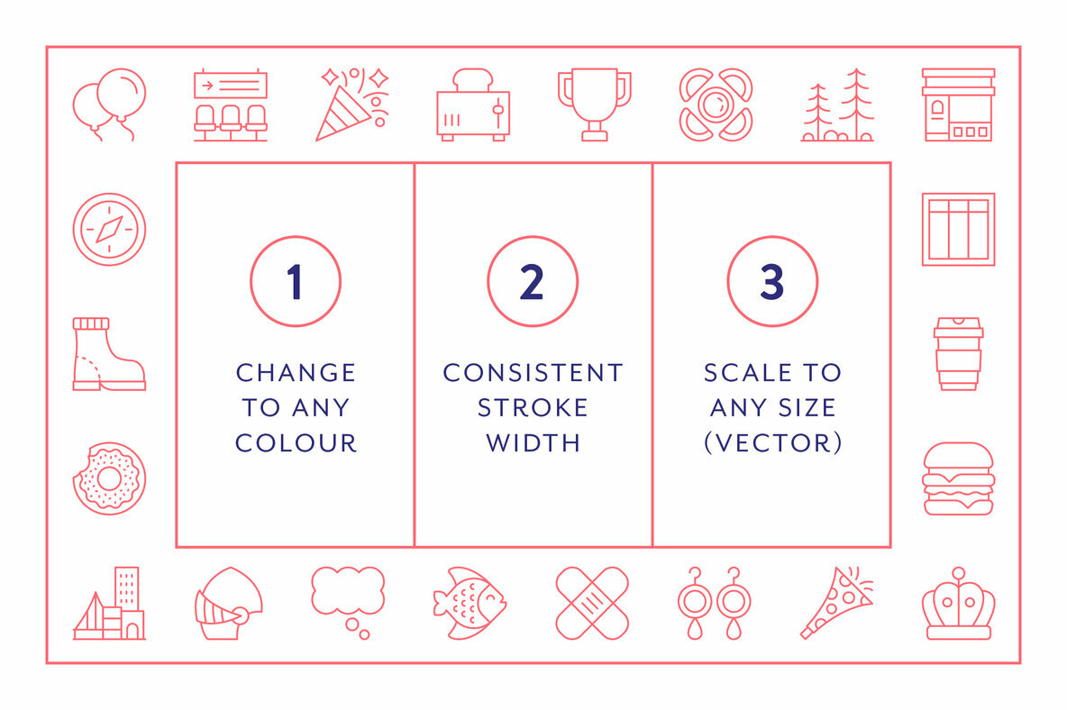 Mega Bundle Line Icons Vol 1 5