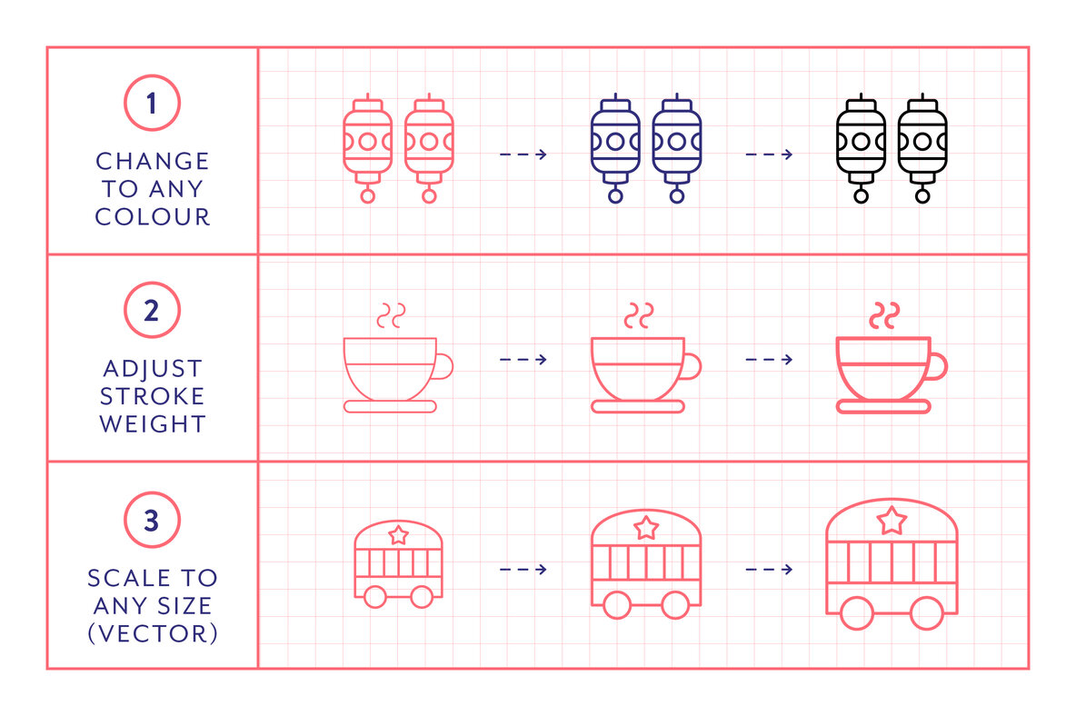 Mega Bundle Line Icons Vol 1 6