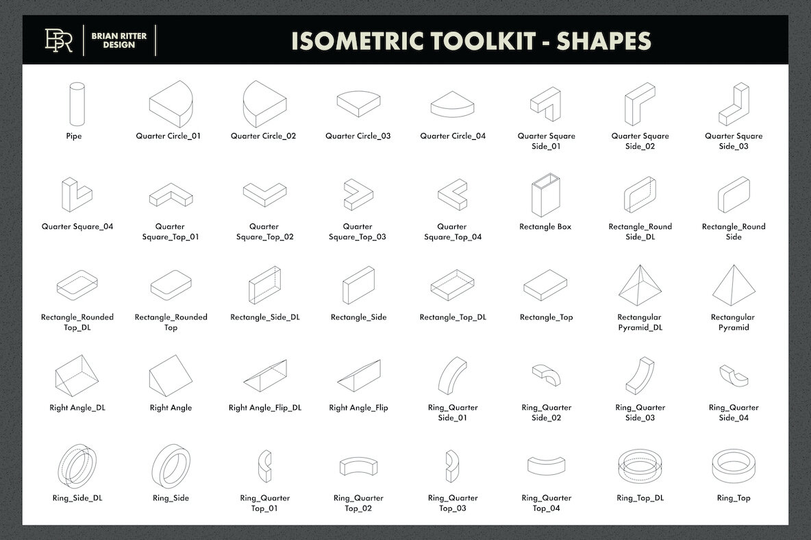 Isometric Toolkit for Procreate Isometric Toolkit for Procreate
