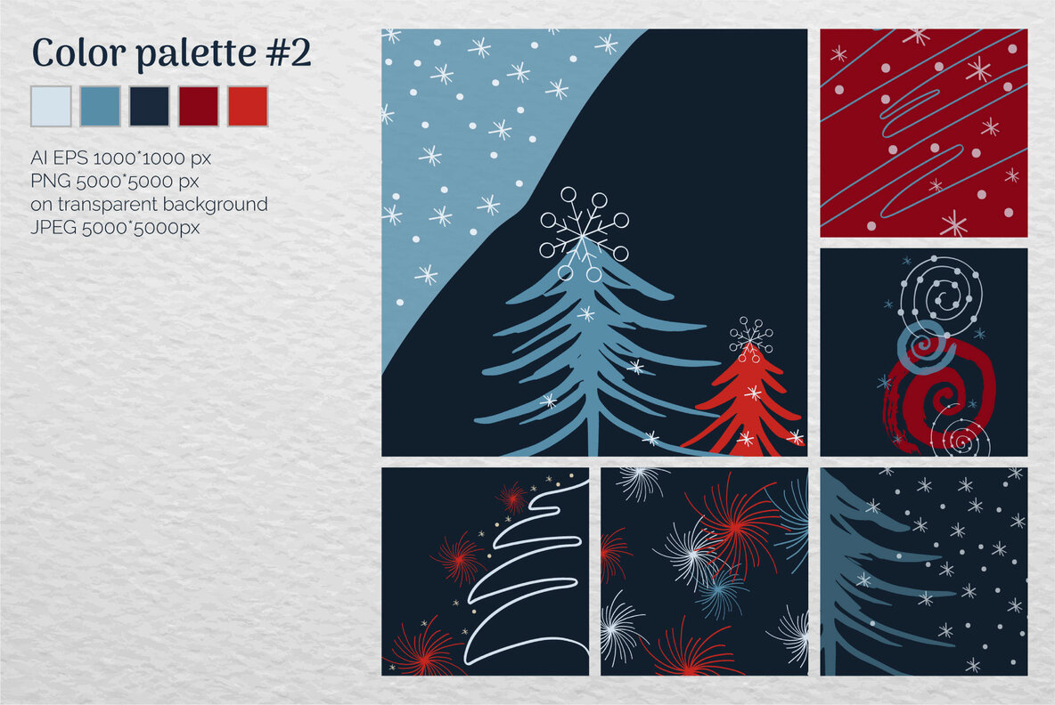 Abstract Linear Winter Background Collection 7