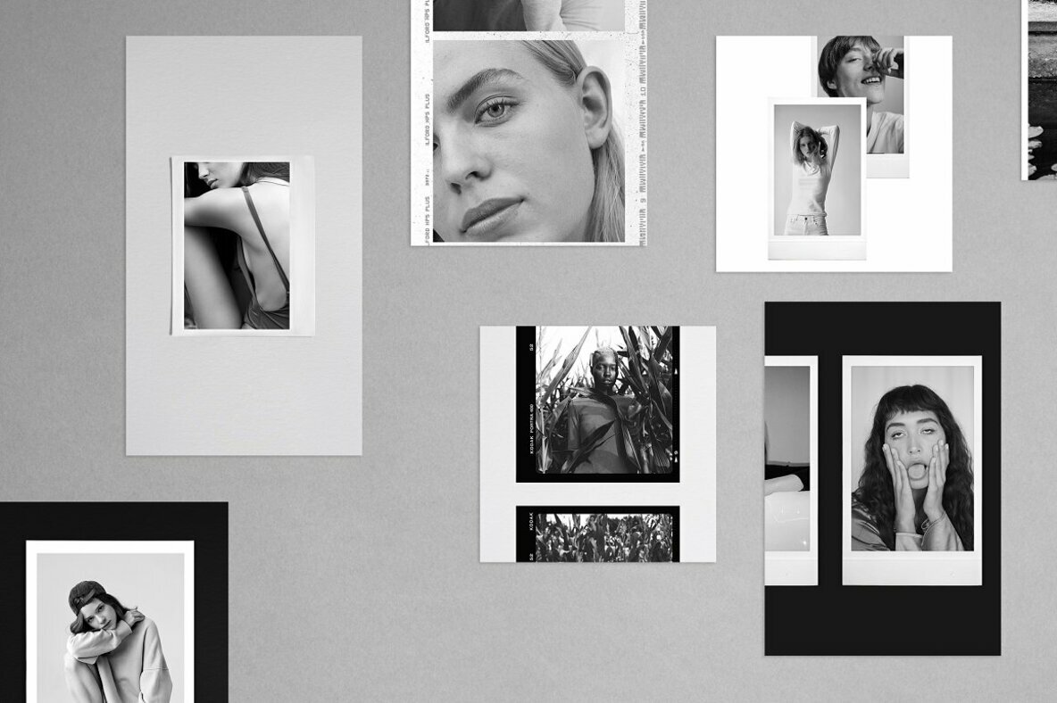 Black White Film Frames Templates Black White Film Frames Templates