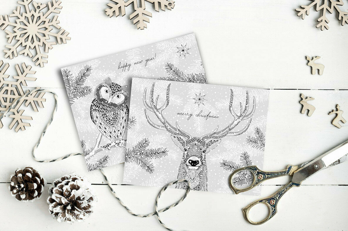 Winter Forest Animals 4