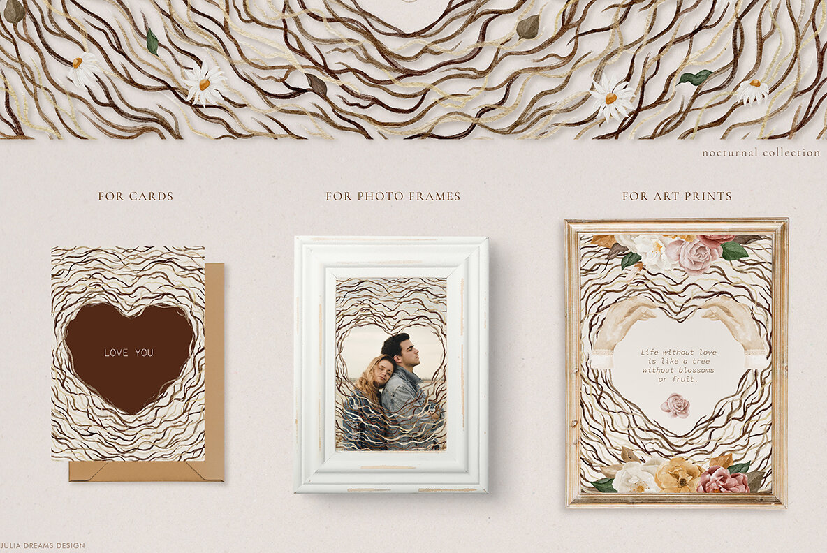 Nocturnal Watercolor Collection 9