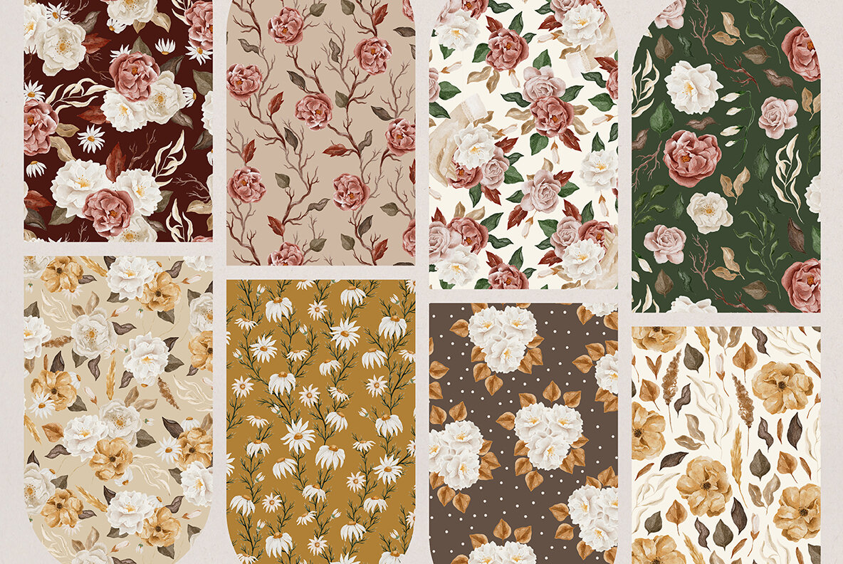 Nocturnal Watercolor Collection 14