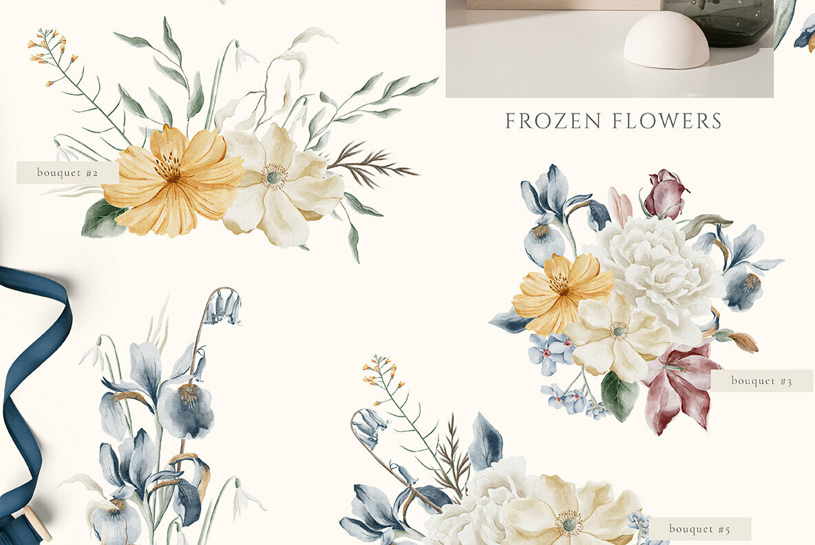 Frozen Flowers Collection 4
