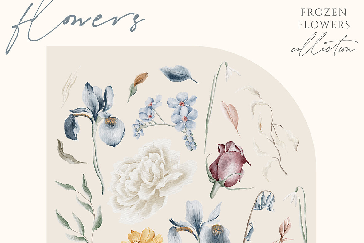 Frozen Flowers Collection 7