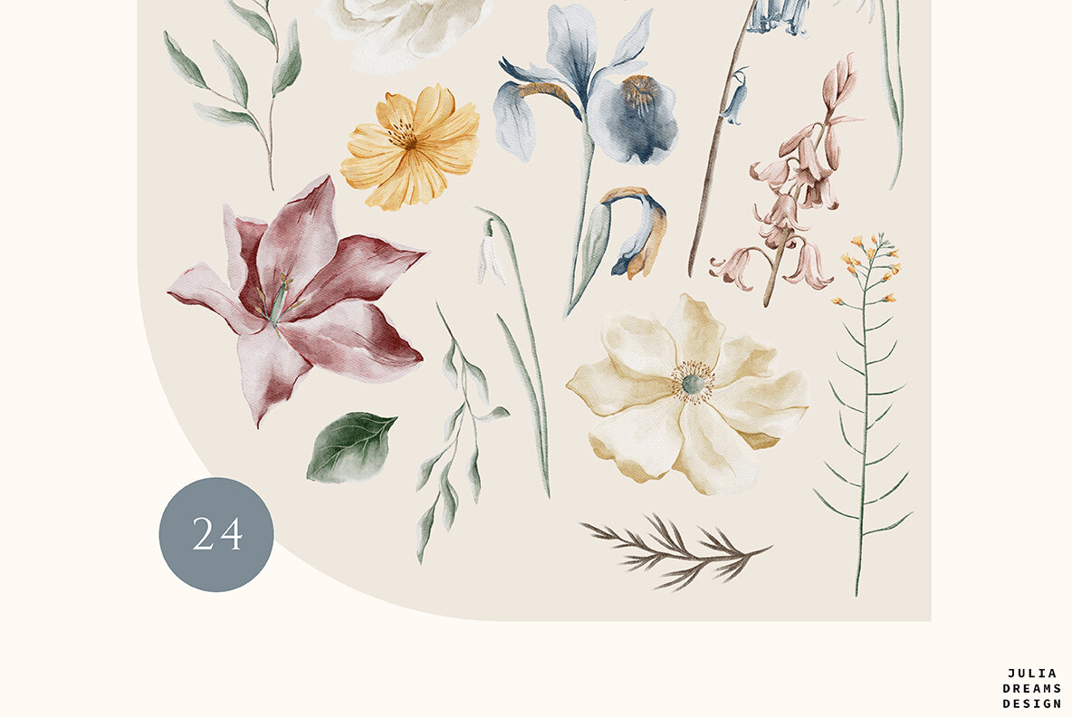 Frozen Flowers Collection 8