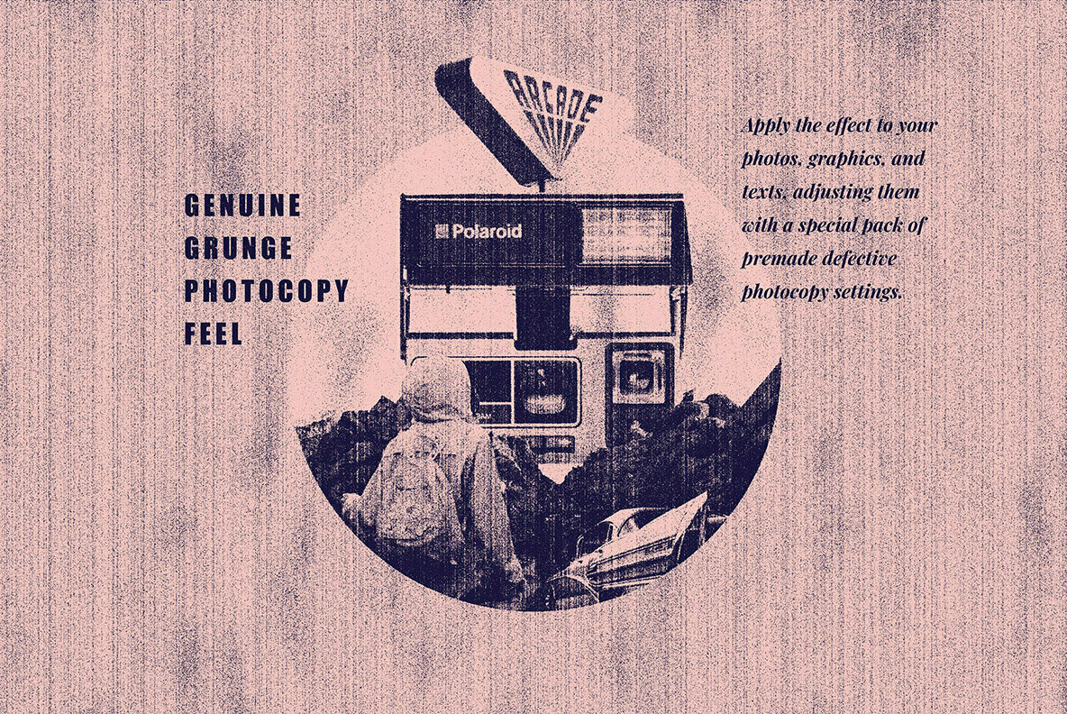 Retro Photocopy Effect Retro Photocopy Effect