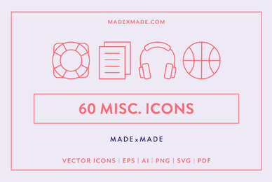 Miscellaneous Line Icons