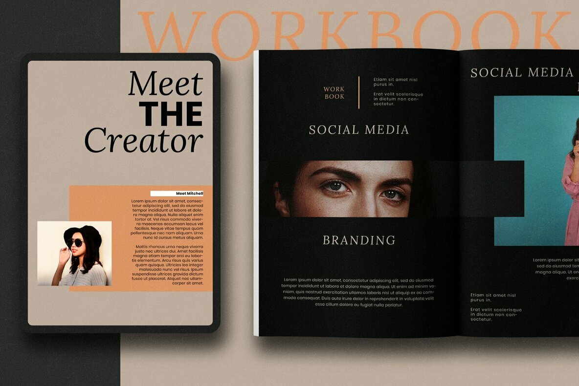 Workbook   Magazine Template 5