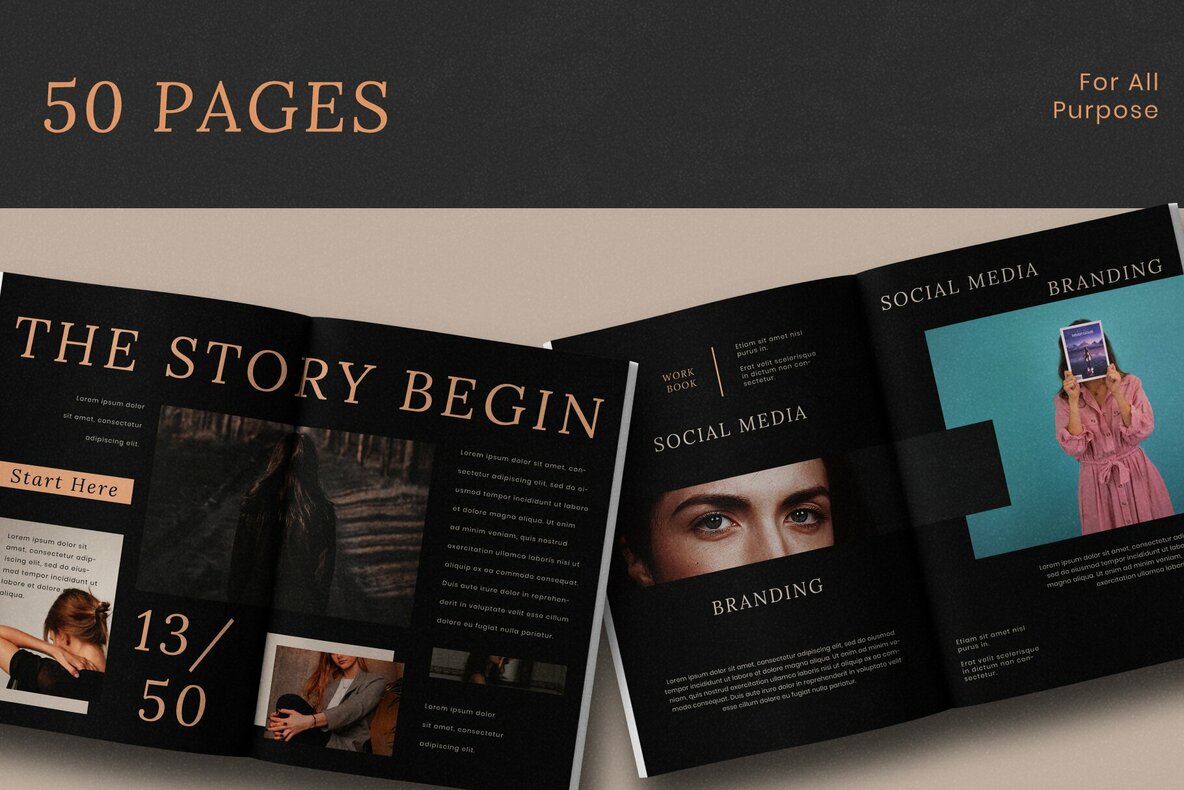 Workbook   Magazine Template 7