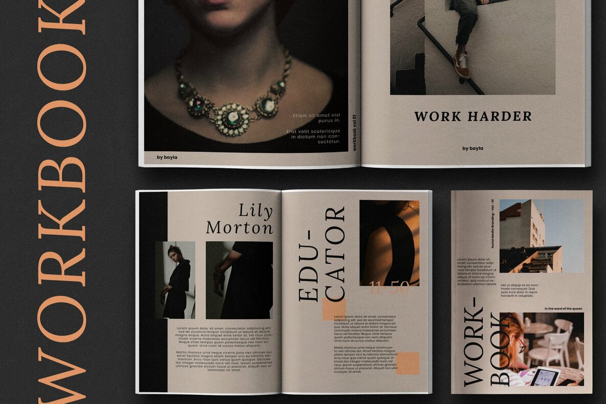 Workbook   Magazine Template 8