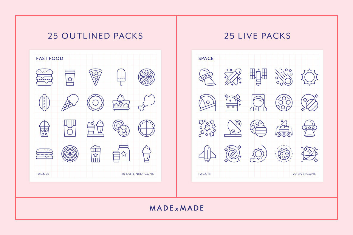 Mega Bundle Line Icons Vol 3 4