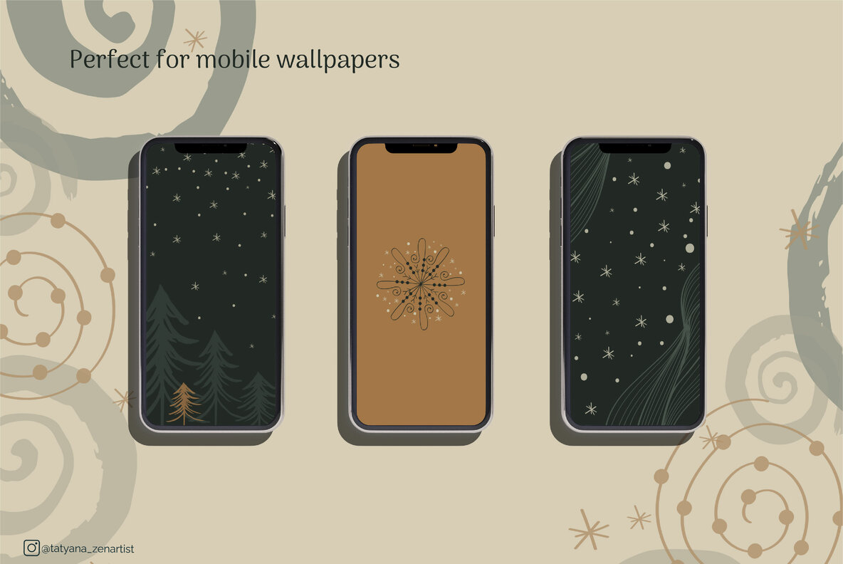 Abstract Winter Social Media Stories Layout Abstract Winter Social Media Stories Layout