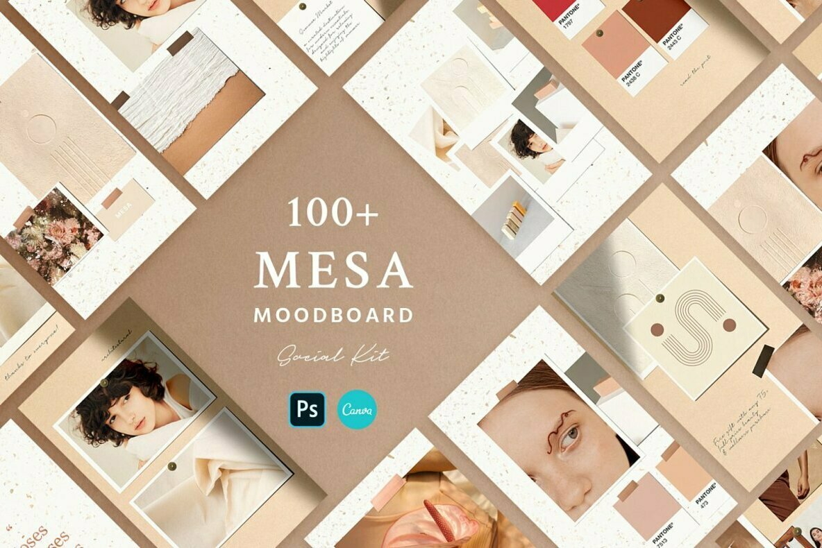 Mesa Moodboard Social Kit Mesa Moodboard Social Kit