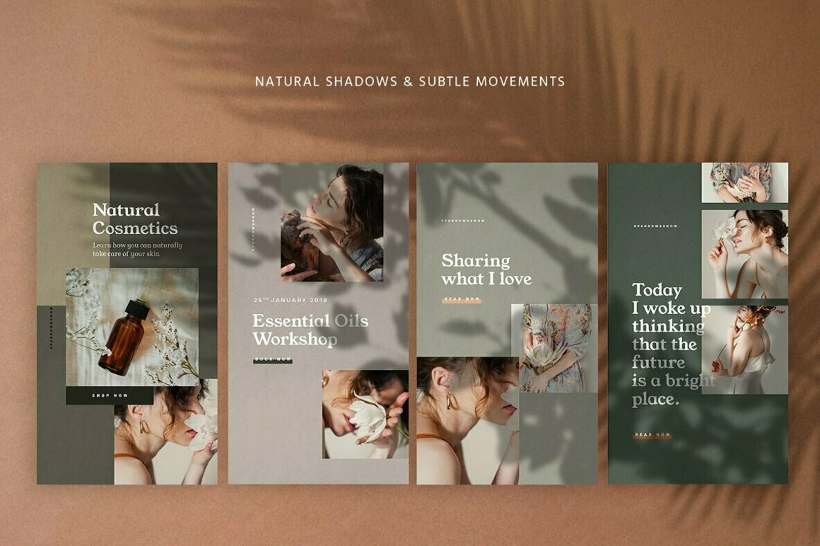 Natural Shadows Stories Social Kit 2