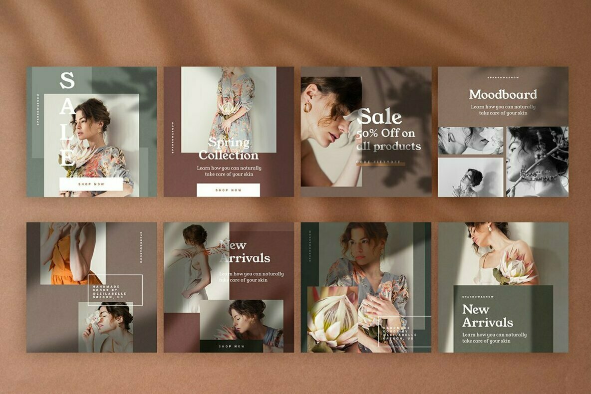 Natural Shadows Stories Social Kit 3