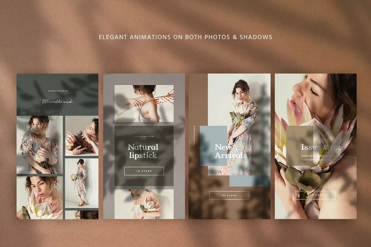 Natural Shadows Stories Social Kit 4