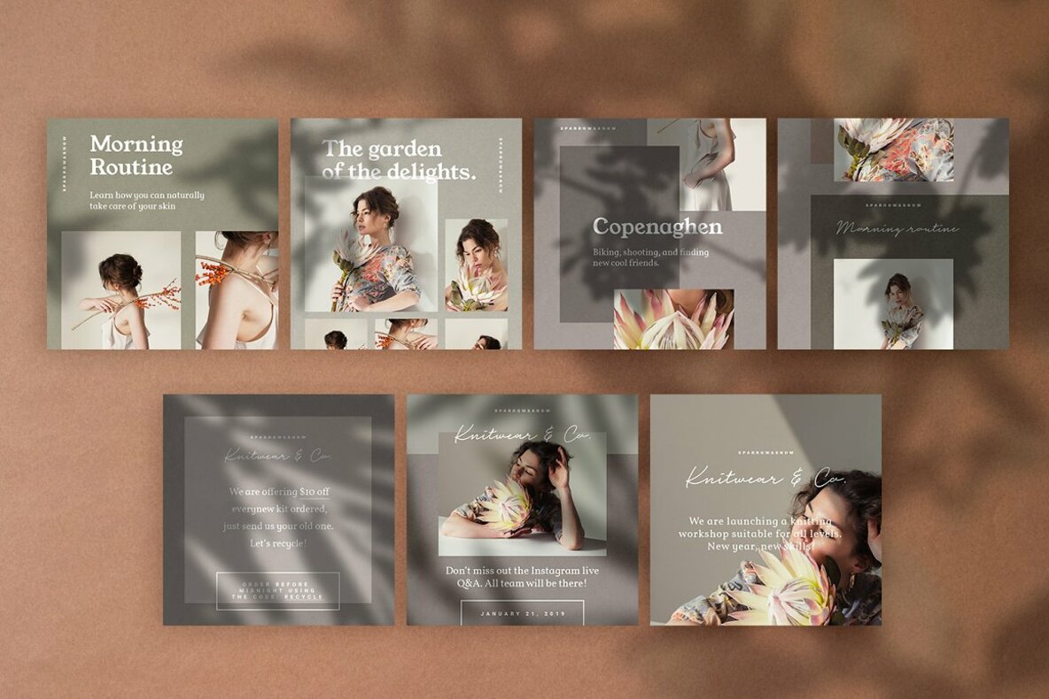 Natural Shadows Stories Social Kit 9