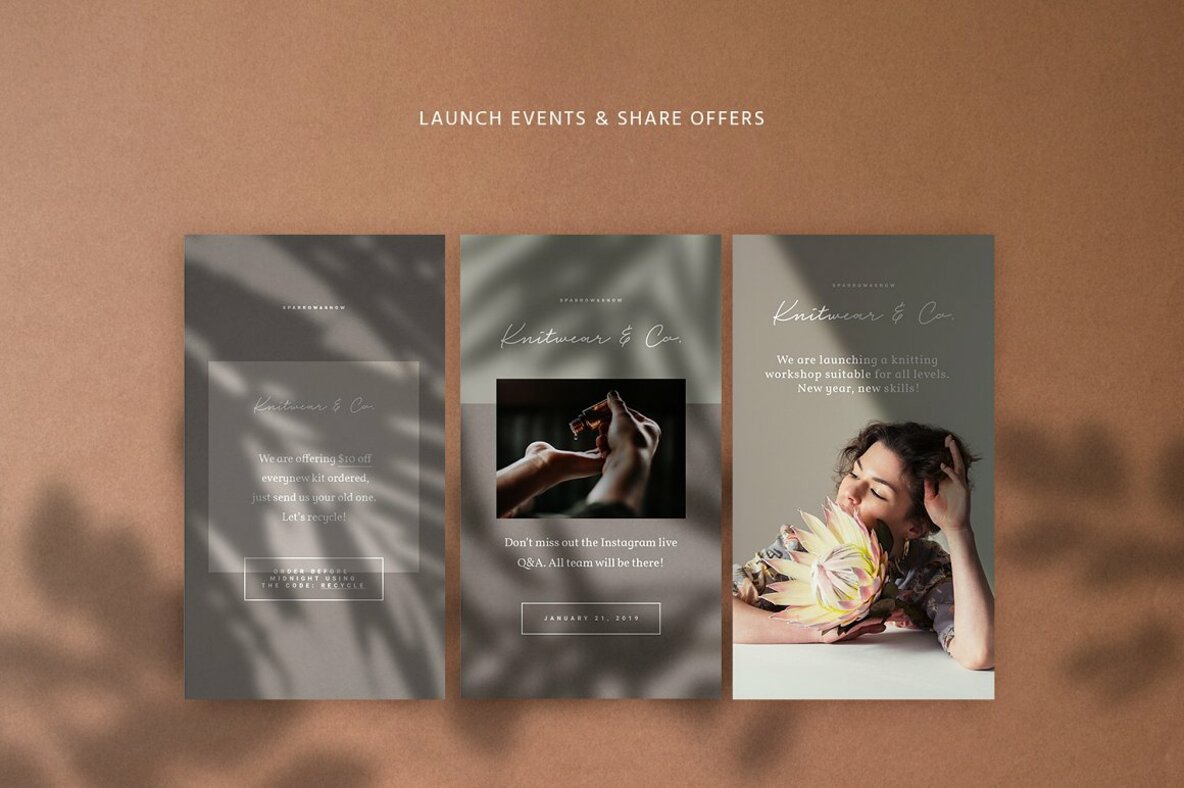 Natural Shadows Stories Social Kit 10