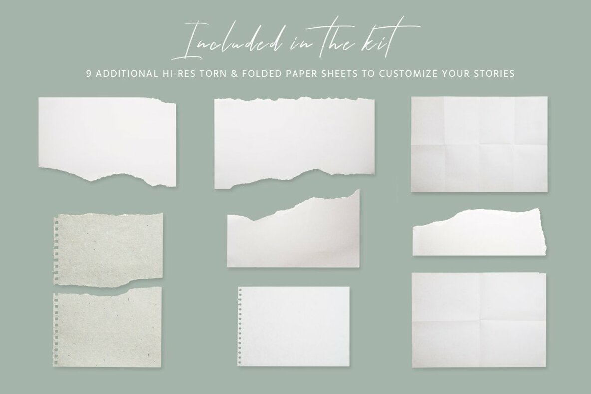 Paper Animated Stories Social kit Paper Animated Stories Social kit
