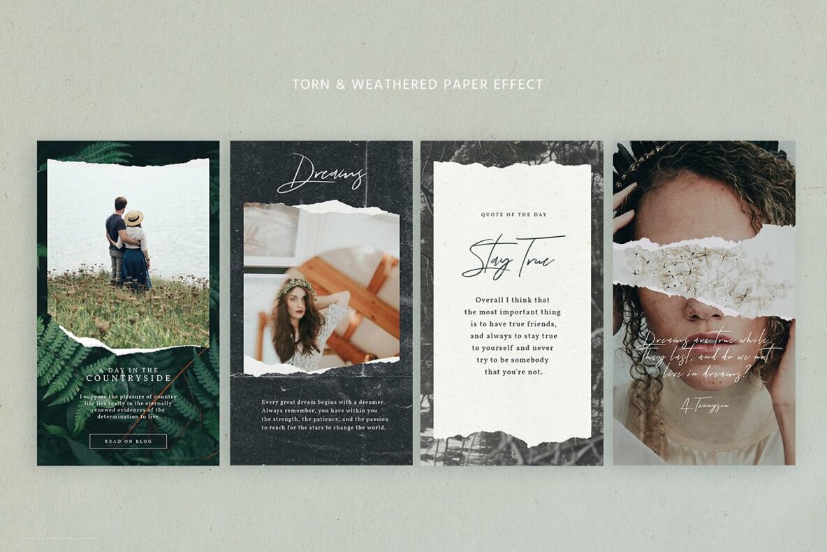 Paper Animated Stories Social kit Paper Animated Stories Social kit
