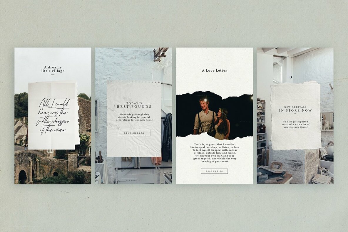 Paper Animated Stories Social kit Paper Animated Stories Social kit