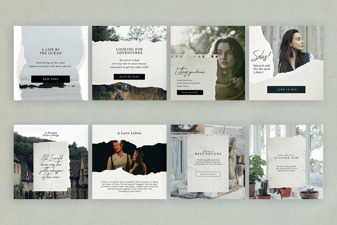 Paper Animated Stories Social kit Paper Animated Stories Social kit
