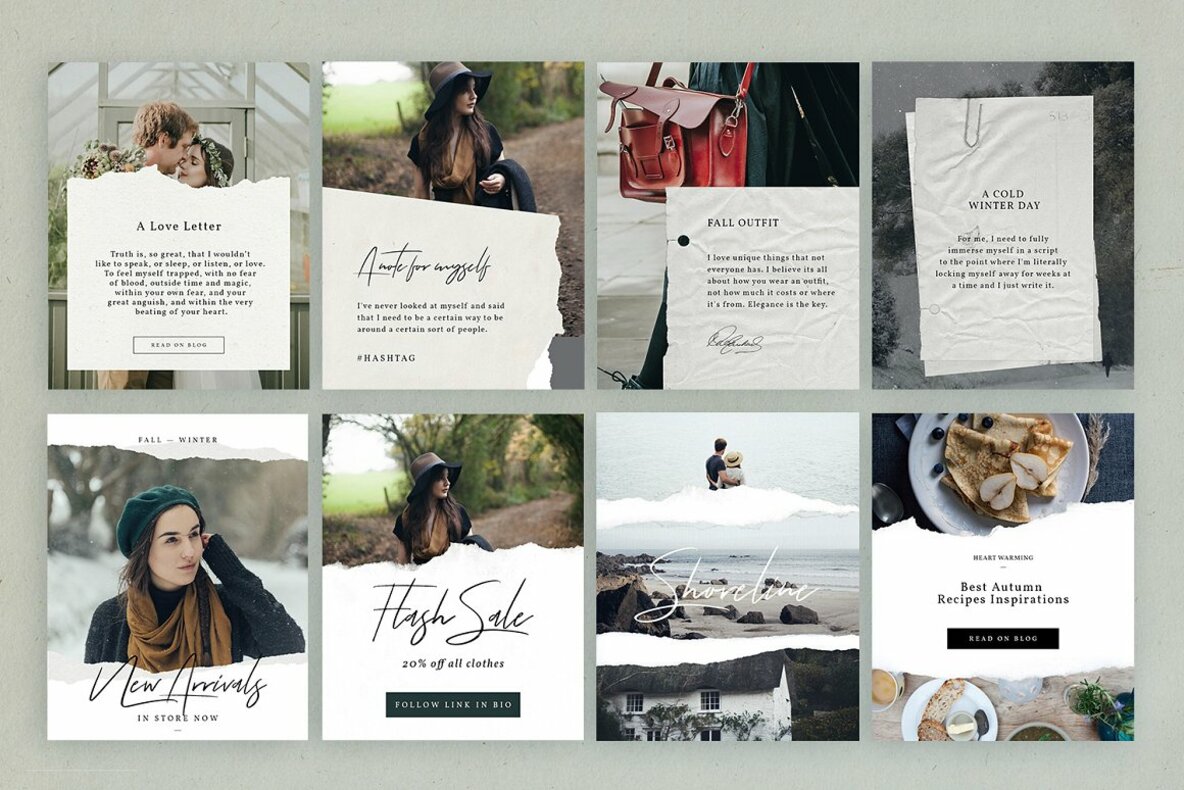 Paper Animated Stories Social kit Paper Animated Stories Social kit