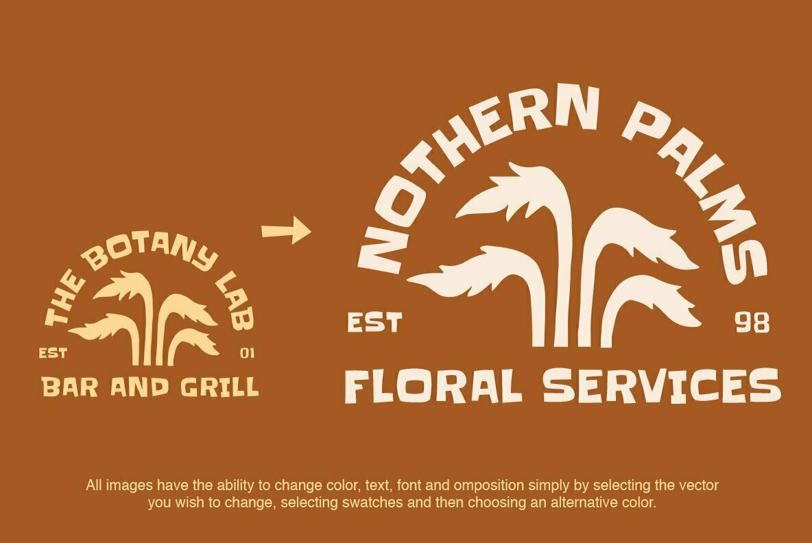 The Botany Lab Logo Templates The Botany Lab Logo Templates