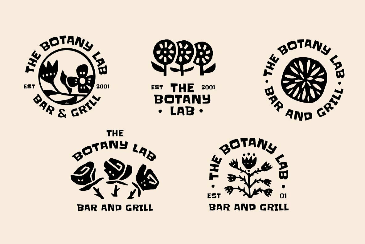 The Botany Lab Logo Templates The Botany Lab Logo Templates