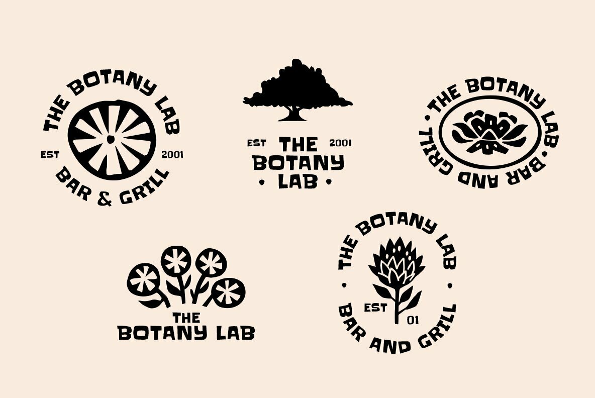 The Botany Lab Logo Templates The Botany Lab Logo Templates