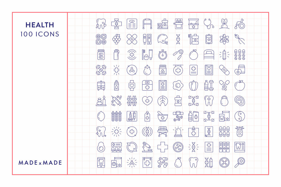 Health Line Icons 5